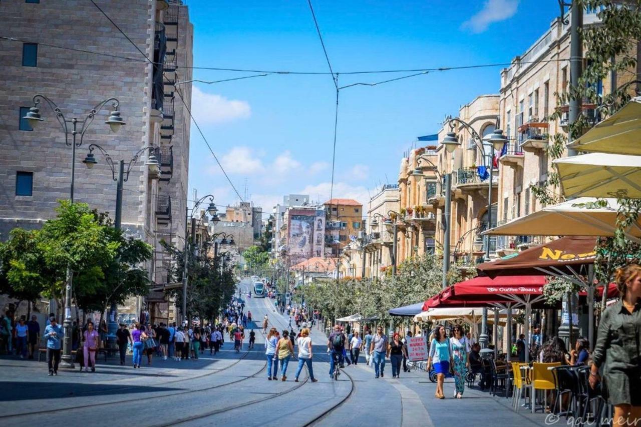 Ferienwohnung Gorgeous Boutique Apt!! //Prime Market Location!! Jerusalem Exterior foto